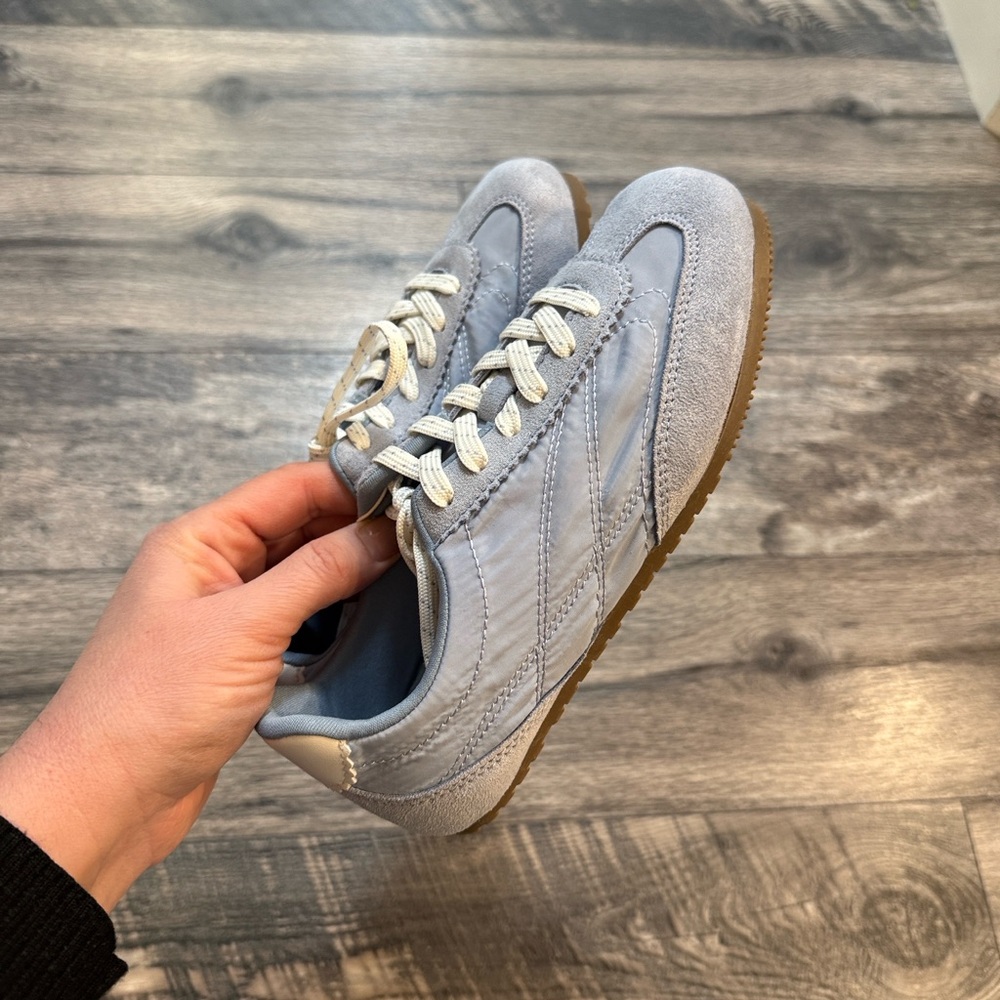 Zara soft sneakers shoes blue size 13.5 girls new
